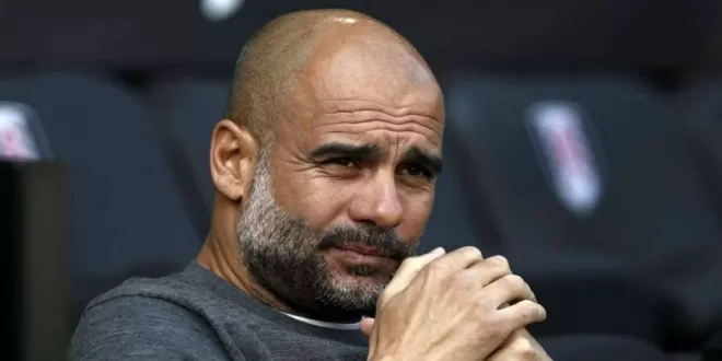 غوارديولا يرد على شتم جمهور مانشستر يونايتد لوالدة أحد لاعبيه