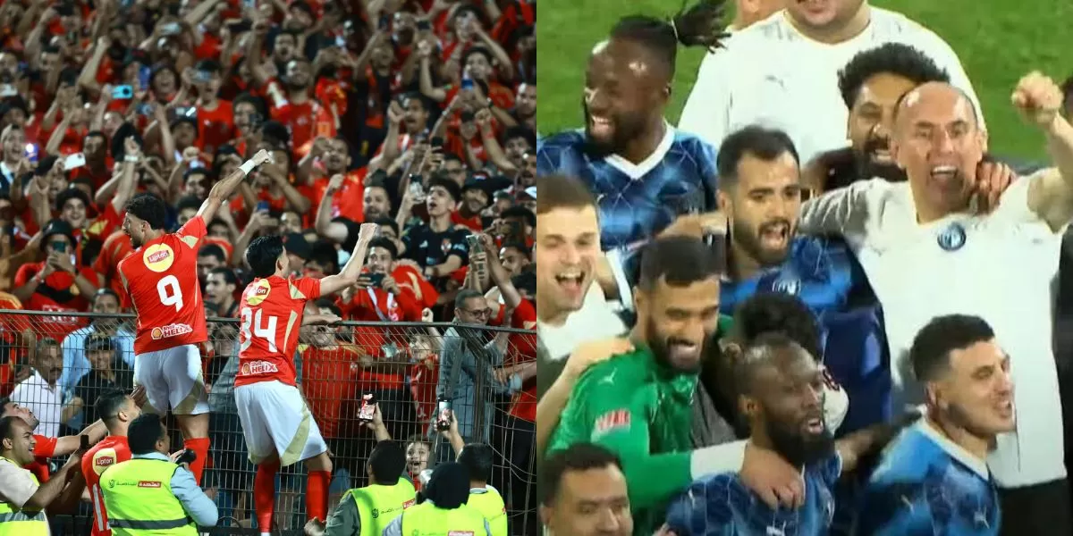 غرائب الكرة المصرية.. الأهلي وبيراميدز يحتفلان معا بتحقيق الدوري