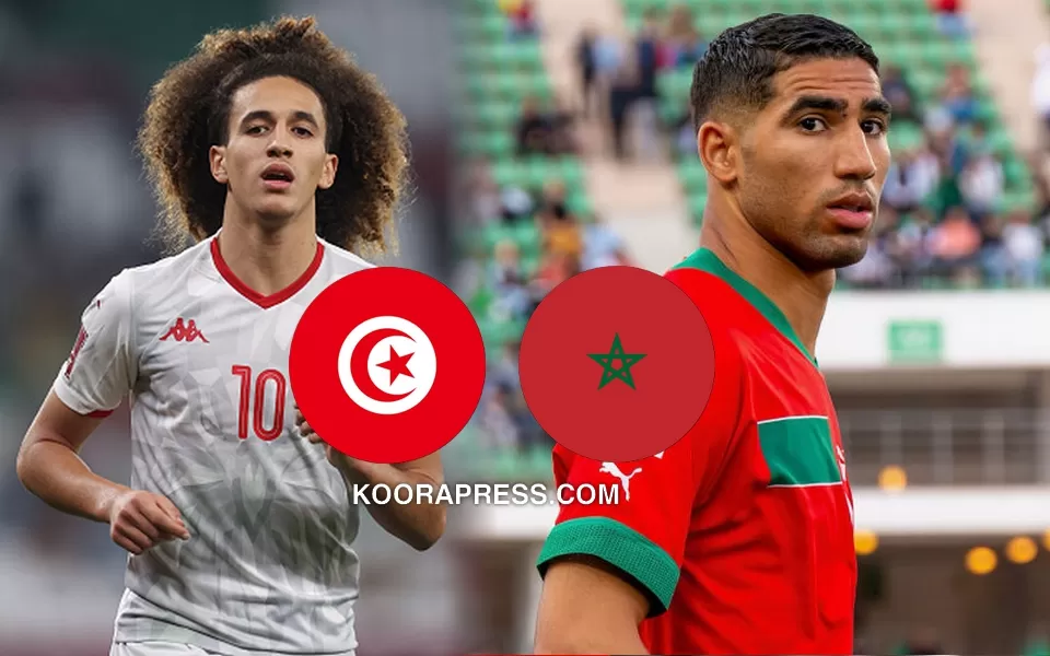 توقيت مباراة المغرب وتونس الودية والقنوات الناقلة