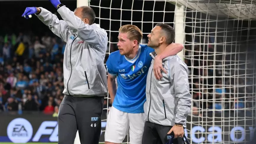 صدمة داخل نابولي.. دي بروين يتعرض لإصابة خطيرة