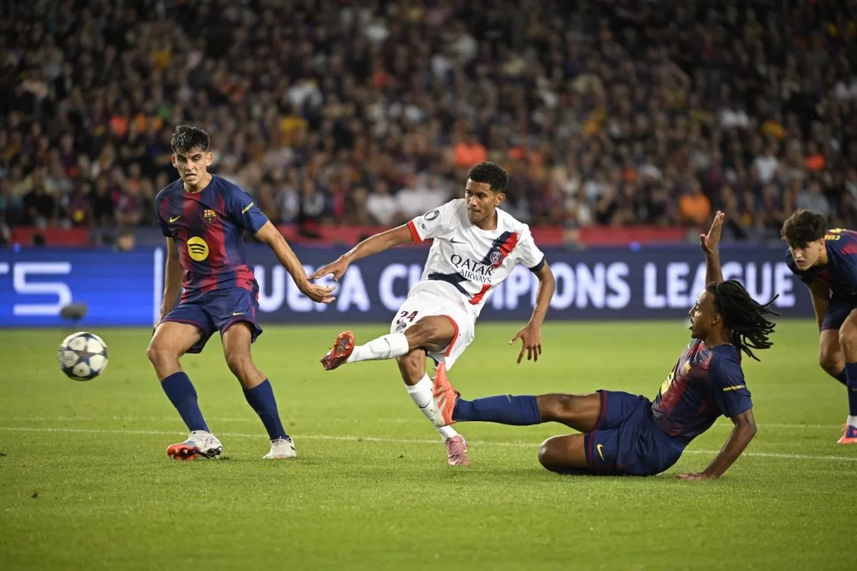 باريس سان جيرمان يفوز ضد برشلونة في دوري أبطال أوروبا