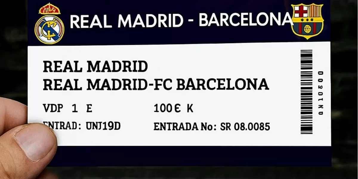كراء التذاكر في مباراة ريال مدريد وبرشلونة