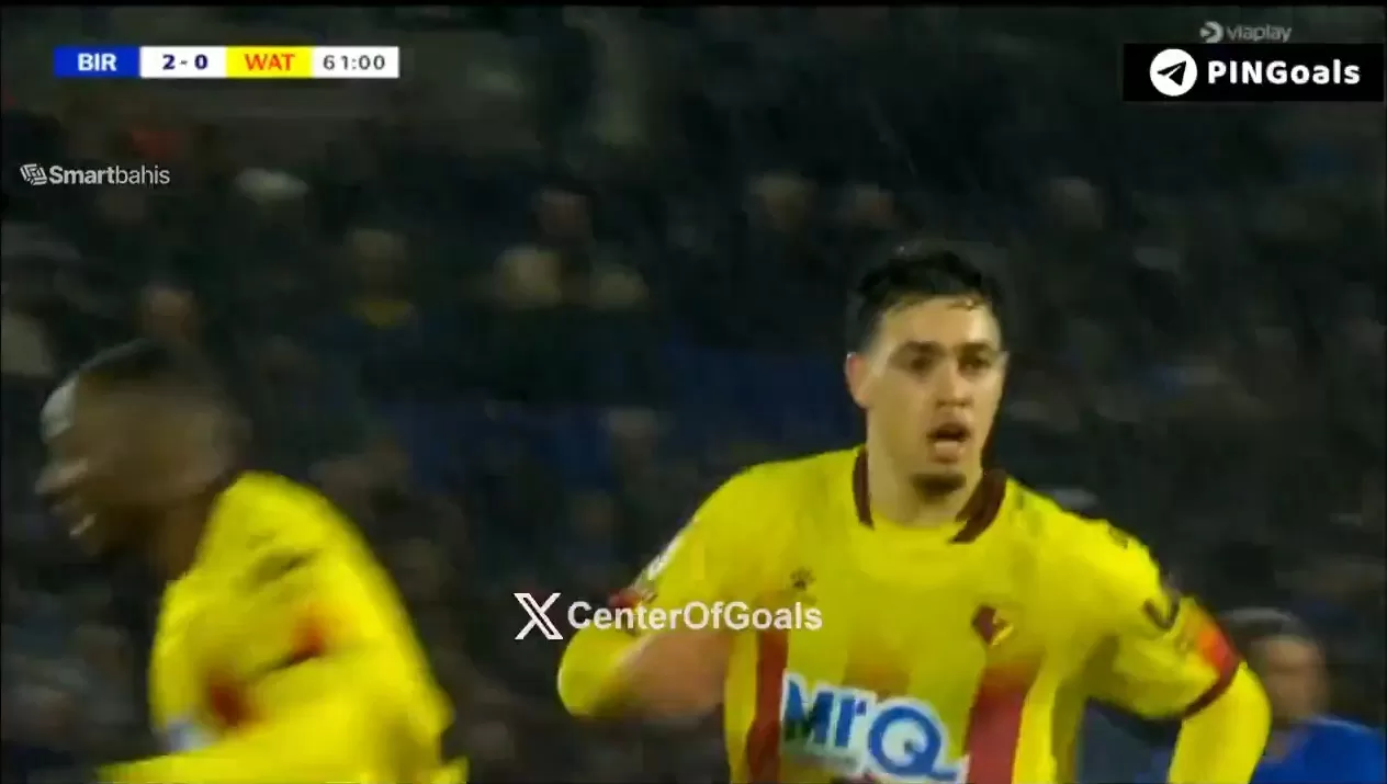 هدف عثمان معما الرائع لفريقه واتفورد في مرمى بيرمنغهام